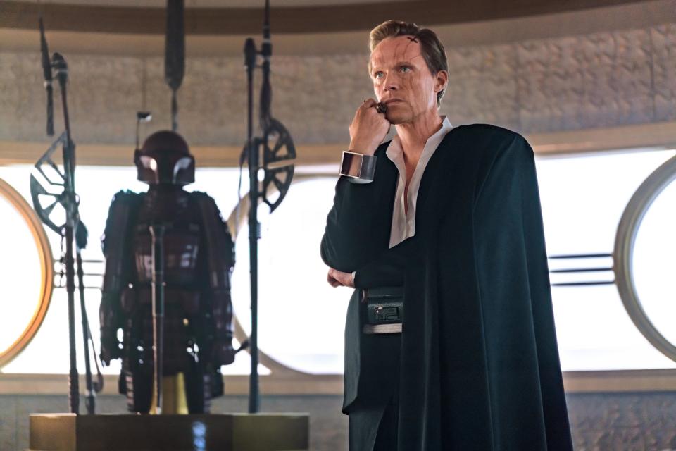 Paul Bettany in "Solo: A Star Wars Story." (Photo: Disney)