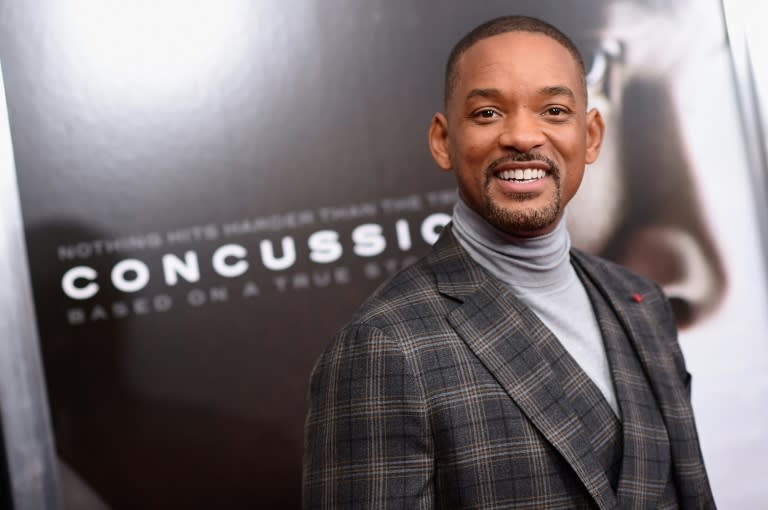 Actor Will Smith attends the "Concussion" premiere on December 16, 2015 in New York City