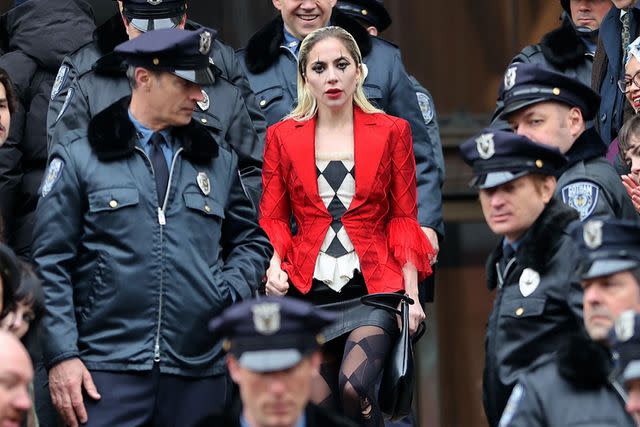 <p>Jose Perez/Bauer-Griffin/GC Images</p> Lady Gaga as Harley Quinn in 'Joker: Folie á Deux'