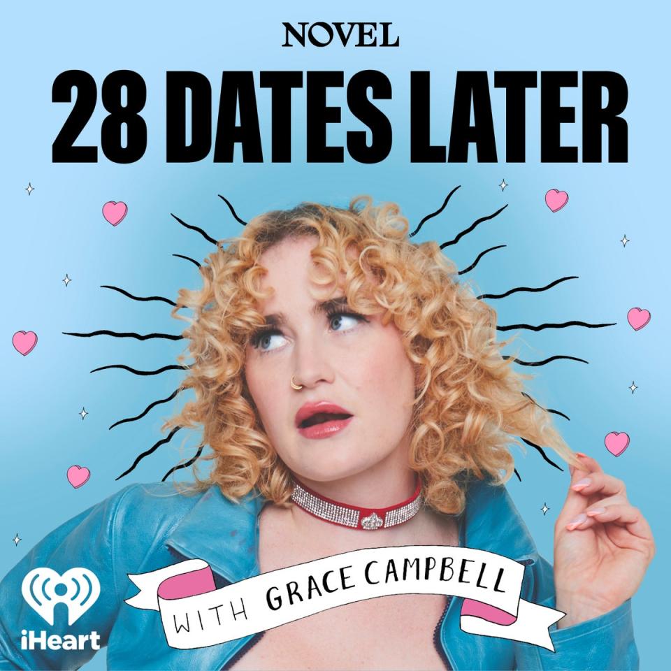 Grace’s podcast, ‘28 Dates Later’, is out now (Novel/iHeart)