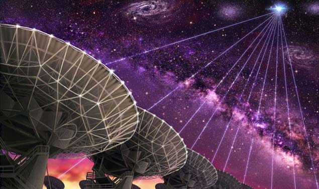 Scientists have used a multi-antenna telescope to trace the radio signals