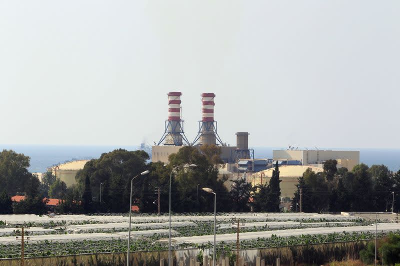 A view of the Zahrani Power plant