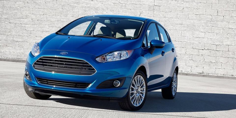 <p>With a roll cage and some suspension mods, the Fiesta can be turned from an everyday economy car into one of <a href="https://www.roadandtrack.com/motorsports/a14293164/best-first-rally-car-ford-fiesta/" rel="nofollow noopener" target="_blank" data-ylk="slk:the most fun and accessible rally cars out there;elm:context_link;itc:0;sec:content-canvas" class="link ">the most fun and accessible rally cars out there</a>. Teams across America <span class="redactor-unlink">use it to compete</span>, and since parts are easily available, we have a feeling it'll be sticking around in the race world for a while. <a href="https://www.ebay.com/itm/2014-Ford-Fiesta-Fiesta-Titanium-Hatchback-4D/203016633376?hash=item2f44bbfc20:g:HnkAAOSwx5le0awu" rel="nofollow noopener" target="_blank" data-ylk="slk:Here's a manual one;elm:context_link;itc:0;sec:content-canvas" class="link ">Here's a manual one</a> you can own for under $10,000. </p>