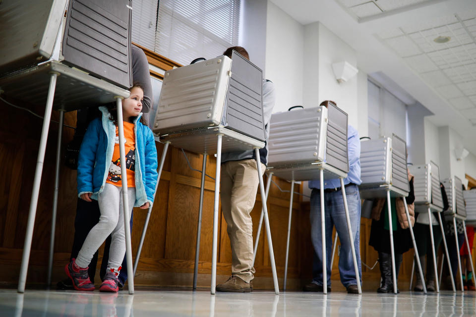 Voters in Cincinnati, Ohio