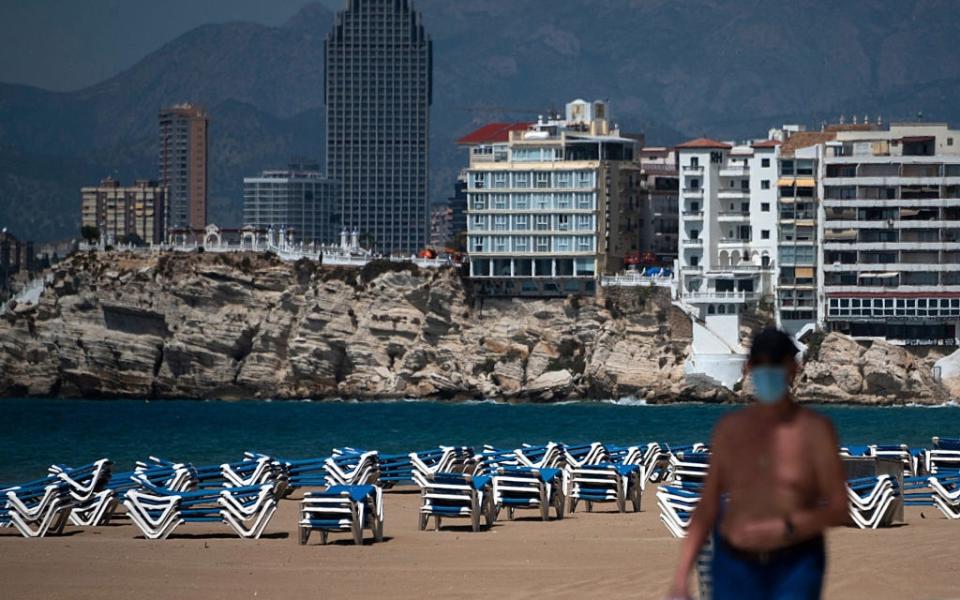Our writer is currently in Benidorm, and it's a worrying scene - getty