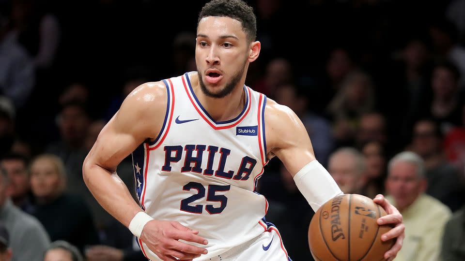 Simmons put in another strong performance for Philly. Pic: Getty