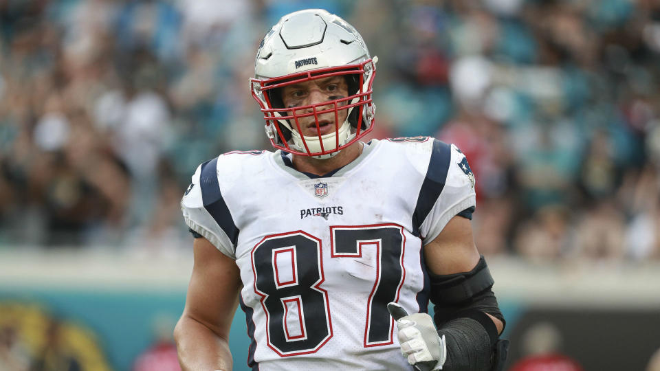 Rob Gronkowski is one of several tight ends in limbo (AP)