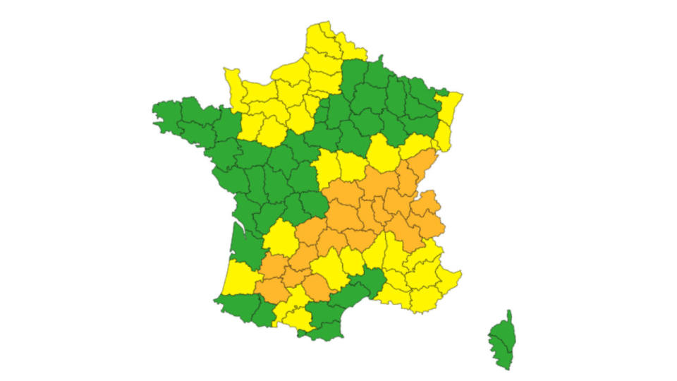 L’Allier, le Cantal, le Puy-de-Dôme, le Doubs, le Jura, la Saône-et-Loire, la Corrèze, le Gers, le Lot, le Lot-et-Garonne, le Tarn et le Tarn-et-Garonn vient rejoindre les autres départements en vigilance orange. 