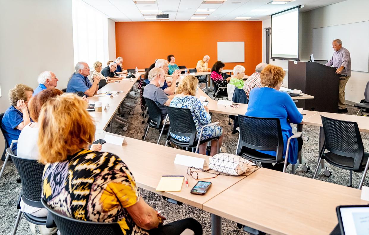 Classes for the Osher Lifelong Learning Institute at Ringling College will be held at the Sarasota Art Museum of Ringling College of Art and Design, 1001 S. Tamiami Trail, in Sarasota, and online via Zoom.