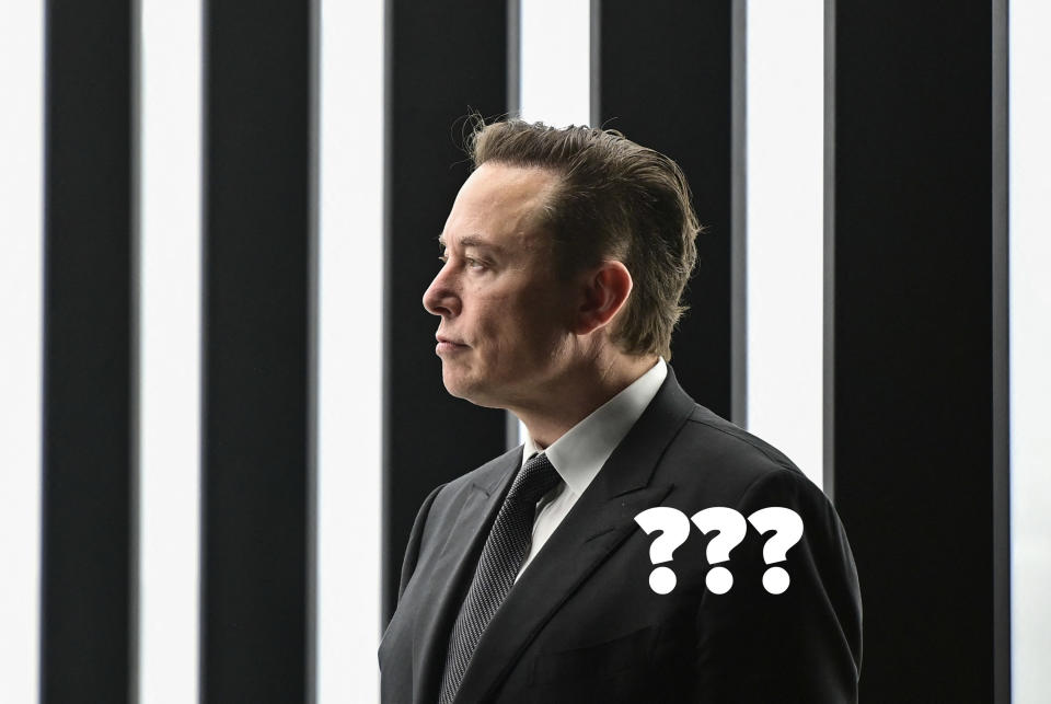Elon Musk with "???"