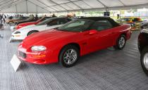 <p>Speaking of production hiatuses, this 2002 Camaro droptop was the very last fourth-generation model to roll off of the production line. Yep, on August 27, 2002, the Camaro name officially went dark (GM says it was "suspended") until the fifth-generation model appeared for the 2010 model year.</p>