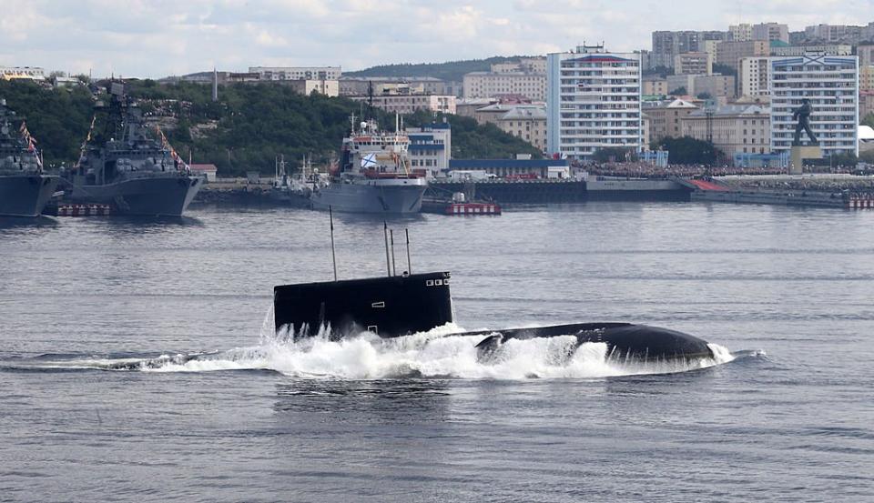 Wichtiger Stützpunkt von Putins Nordflotte: Russlands Militärhafen Severomorsk am Ostufer der Kola-Bucht  - Copyright: Sasha Mordovets/getty