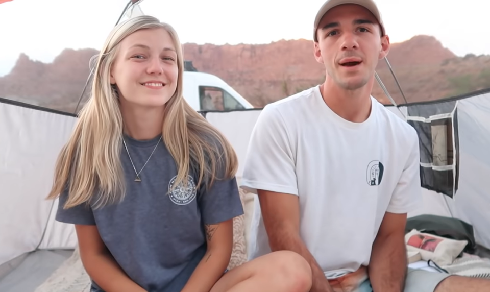 Petito is believed to have been in Grand Teton National Park, Wyoming, when family last heard from her  (YouTube/ Nomadic Statik)