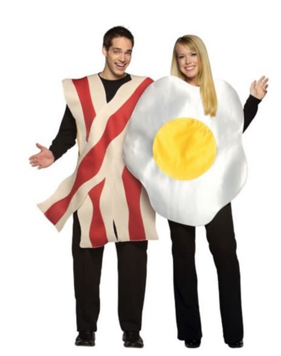 Bacon and Eggs Couple's Halloween Costume