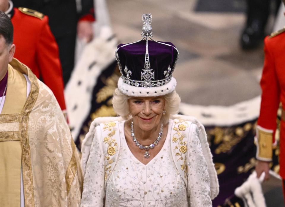 Queen Camilla is crowned