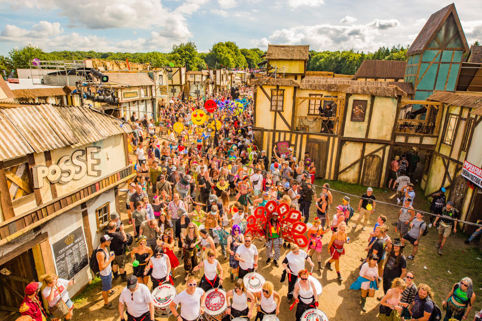 <p><span><a rel="nofollow noopener" href="https://www.boomtownfair.co.uk/" target="_blank" data-ylk="slk:Boomtown" class="link ">Boomtown</a> is entering its tenth running this year, and for the milestone anniversary, the </span><span>Hampshire-based festival is truly pulling out all the stops. </span><span>A bit of background for those that aren’t familiar with Boomtown: </span><span>The four-day music festival (8 – 12 August) has made a name for itself since its launch in 2009 for its unique mix of immersive theatre elements.</span><br><span>To clarify, that’s incredible districts designed around the theme, film set-like stages and hundreds of actors dotted around the festival that populate the pop-up city. </span><br><span>Each year is referred to as a ‘Chapter’ and reflects its ongoing theatre narrative. For 2018? Enter ‘</span><span>Chapter 10: The Machine Cannot Be Stopped’.</span><br><span>This year is extra special because Boomtown are launching </span><a rel="nofollow noopener" href="https://www.boomtownfair.co.uk/boomtown-springs/" target="_blank" data-ylk="slk:Boomtown Springs" class="link "><span>Boomtown Springs</span></a><span>, an immersive </span><span>theatrical camping experience complete with all the best camping facilities and of course, access to the </span><span>rest of Boomtown city. In addition, the festival in opening one day early this year (on Wednesday the 8th), meaning one more day of partying in honour of its tenth year.</span><br>[Photo: Jody Hartley] </p>