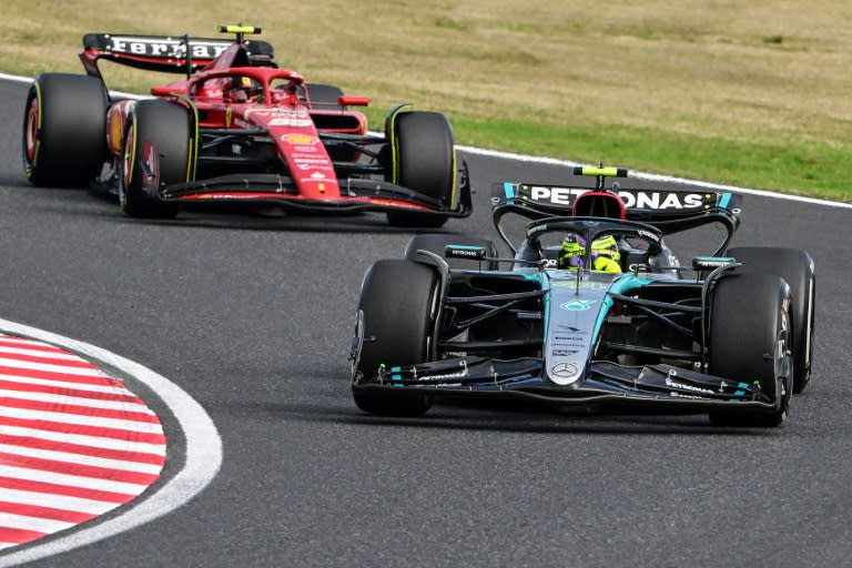 Lewis Hamilton finished ninth at Sunday's Japanese Grand Prix (Yuichi YAMAZAKI)