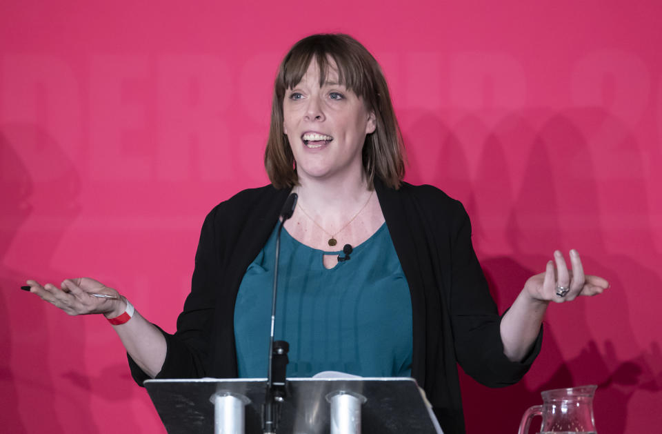Jess Phillips during the Labour leadership husting at the ACC Liverpool. (Photo by Danny Lawson/PA Images via Getty Images)