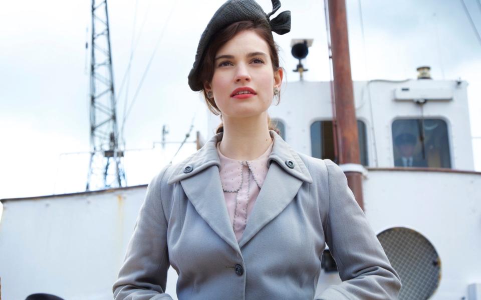 Lily James plays the lead in The Guernsey Literary and Potato Peel Pie Society - Studio Canal