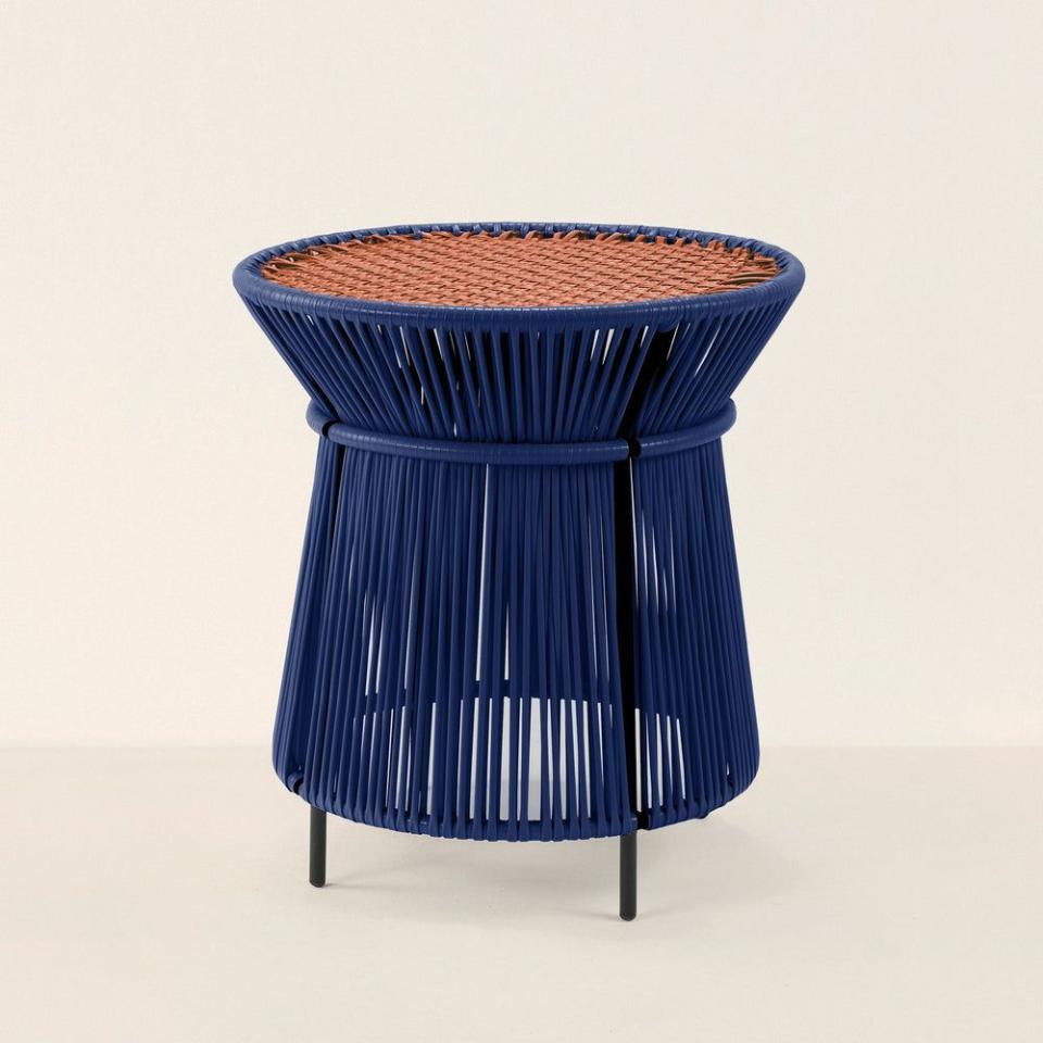 6) Caribe Chic Tall Side Table