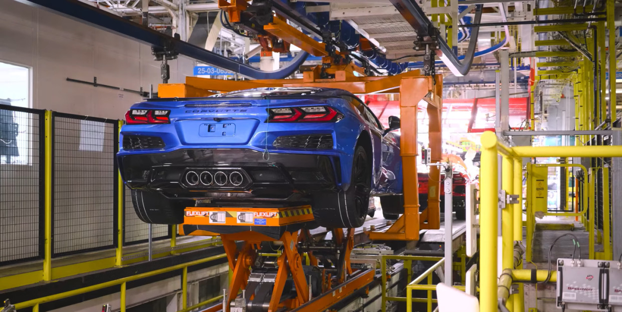 c8 corvette production