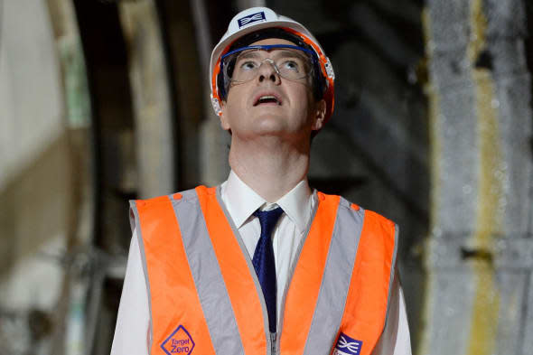 George Osborne Crossrail visit