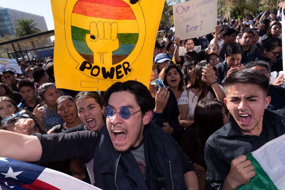 Tens of thousands protest Trump’s election victory