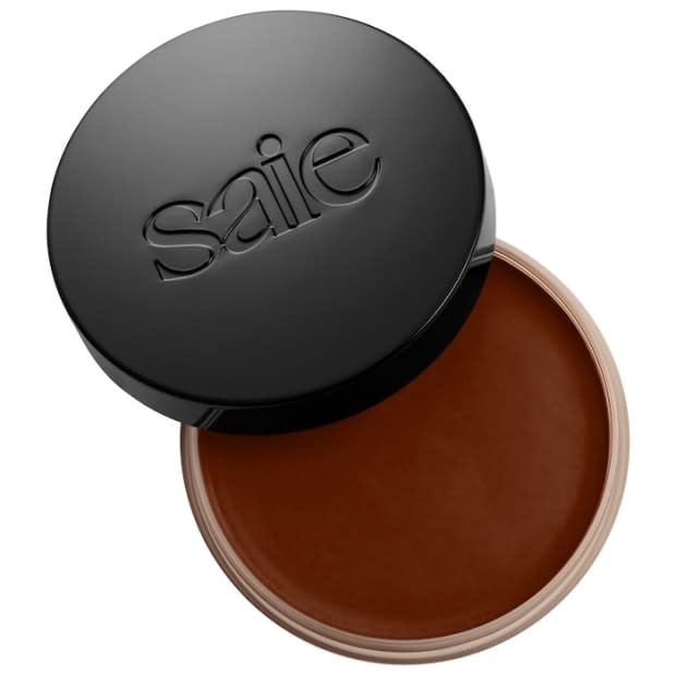 <p>Saie Sun Melt Natural Cream Bronzer, $30, <a href="https://shop-links.co/1777470815207064224" rel="nofollow noopener" target="_blank" data-ylk="slk:available here;elm:context_link;itc:0;sec:content-canvas" class="link ">available here</a>.</p>