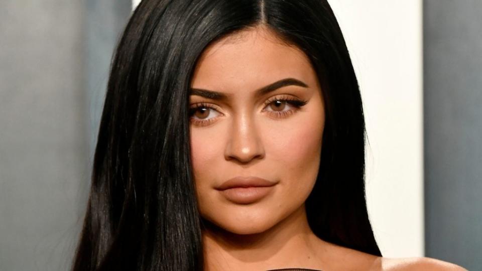 Kylie Jenner attends the 2020 Vanity Fair Oscar Party hosted by Radhika Jones at Wallis Annenberg Center for the Performing Arts last February. (Photo by Frazer Harrison/Getty Images)