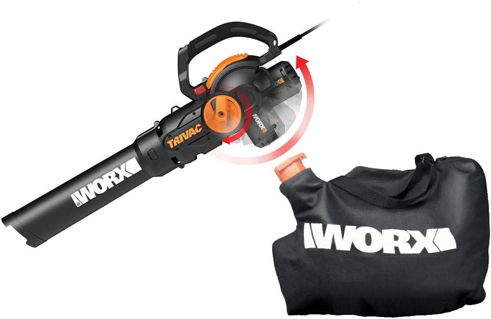 WORX 12 Amp TRIVAC 3-in-1 Electric Leaf Blower