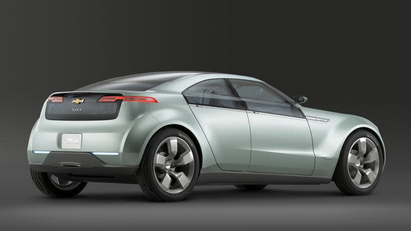 2007 Chevrolet Volt concept rear quarter view