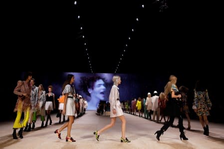 Louis Vuitton Spring/Summer 2020 women's ready-to-wear collection show during Paris Fashion Week