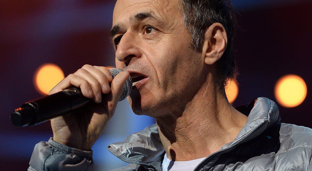 Jean-Jacques Goldman lors d'un concert des 