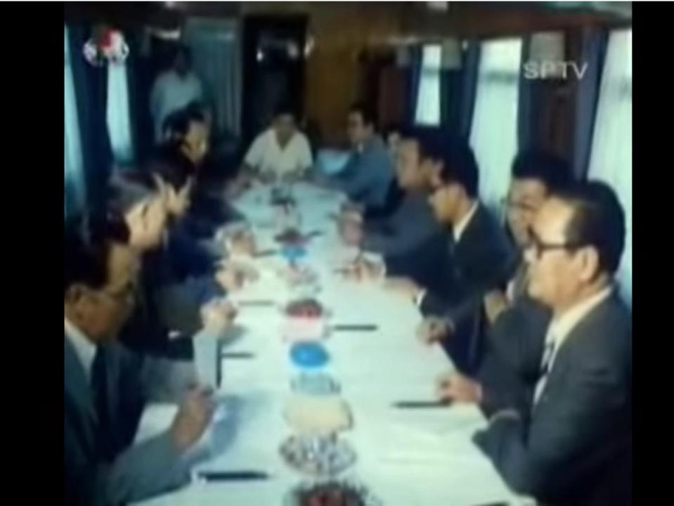 kim jong un train dining car