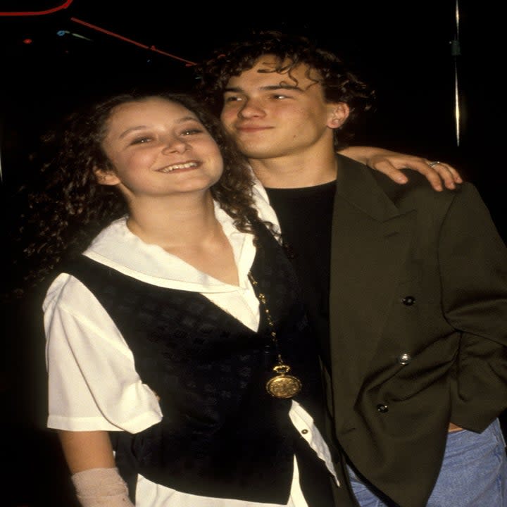 A young Gilbert and Galecki on the red carpet