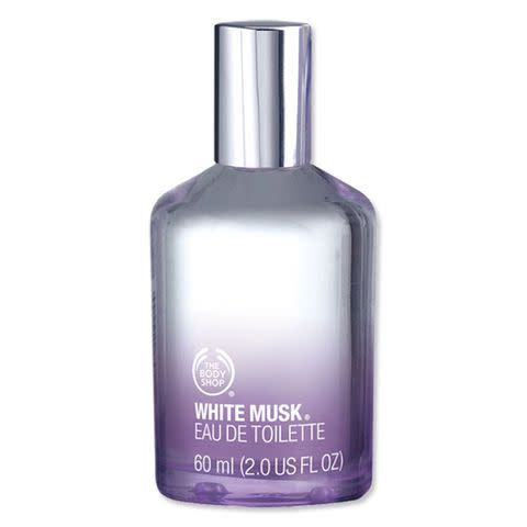 Courtesy A bottle of The Body Shop White Musk fragrance