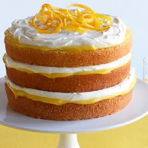 White Chocolate Cake With Lemon Cream