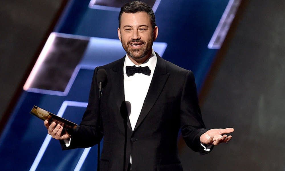 L'animateur Jimmy Kimmel en septembre 2015, lors des Emmy Awards  - Kevin Winter - Getty Images North America - AFP