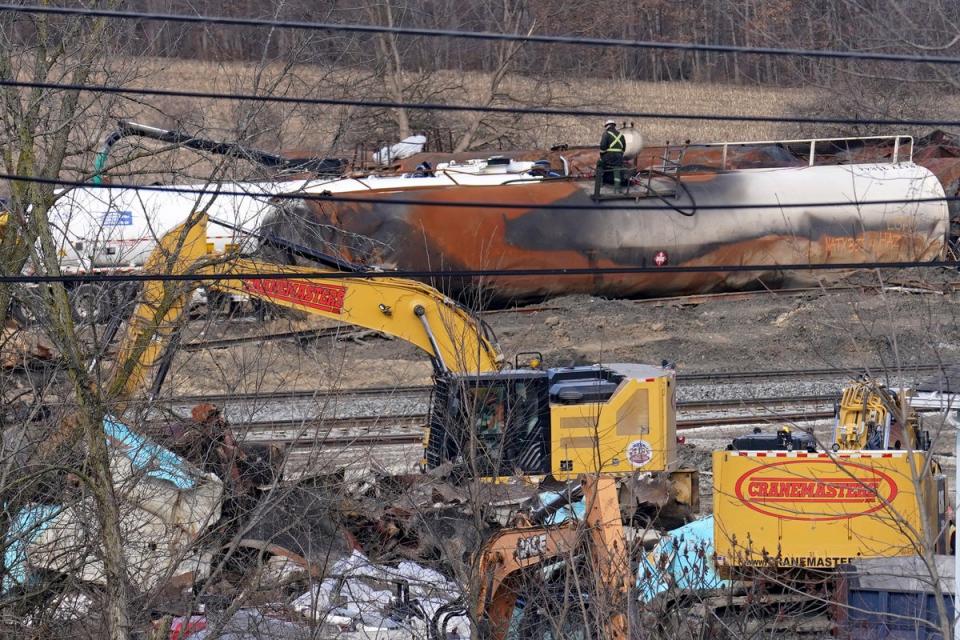Train Derailment Ohio (Copyright 2023 The Associated Press. All rights reserved)