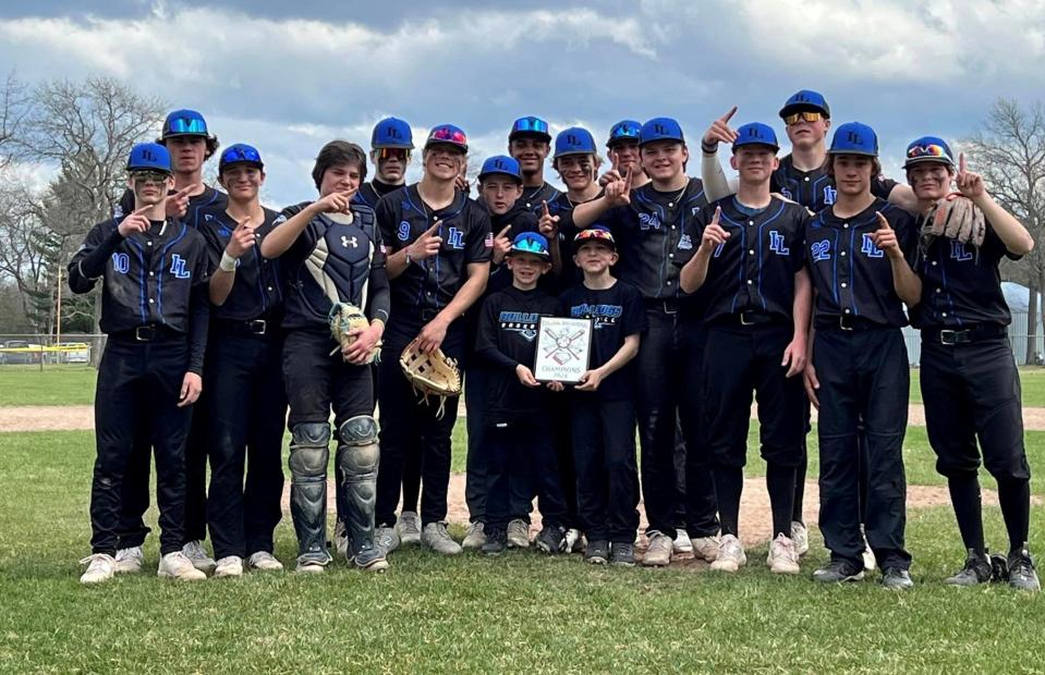 The Inland Lakes baseball team finished a perfect 3-0 at its home tournament at Cooperation Park on Saturday.