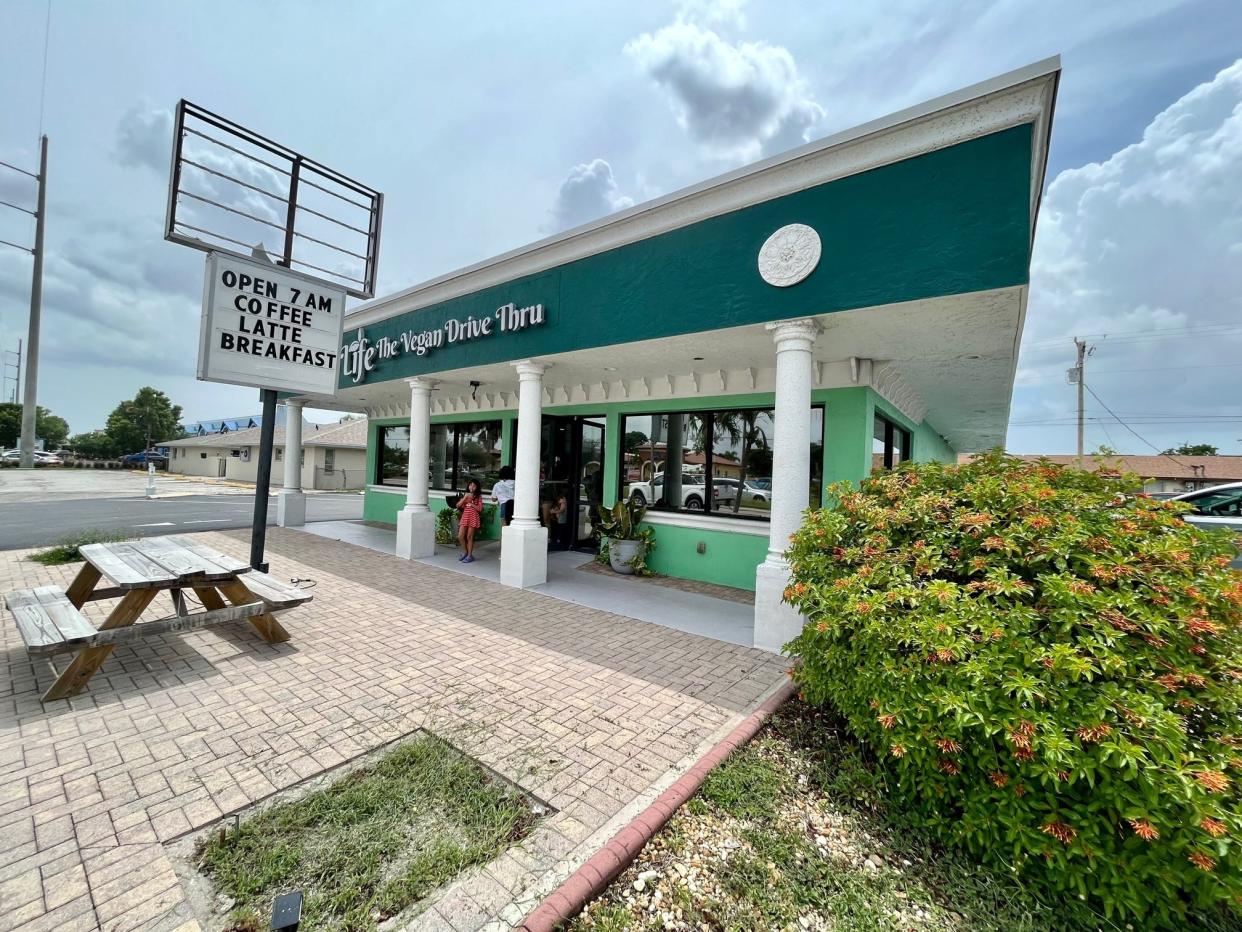 Life: The Vegan Drive Thru offered a plant-based menu via drive thru, to go, or eat-in on Del Prado Boulevard in Cape Coral.