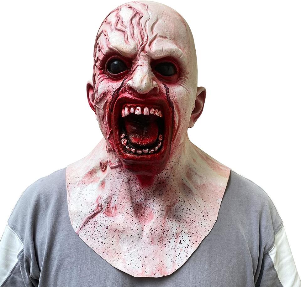 infected adult mask, scary halloween costumes 