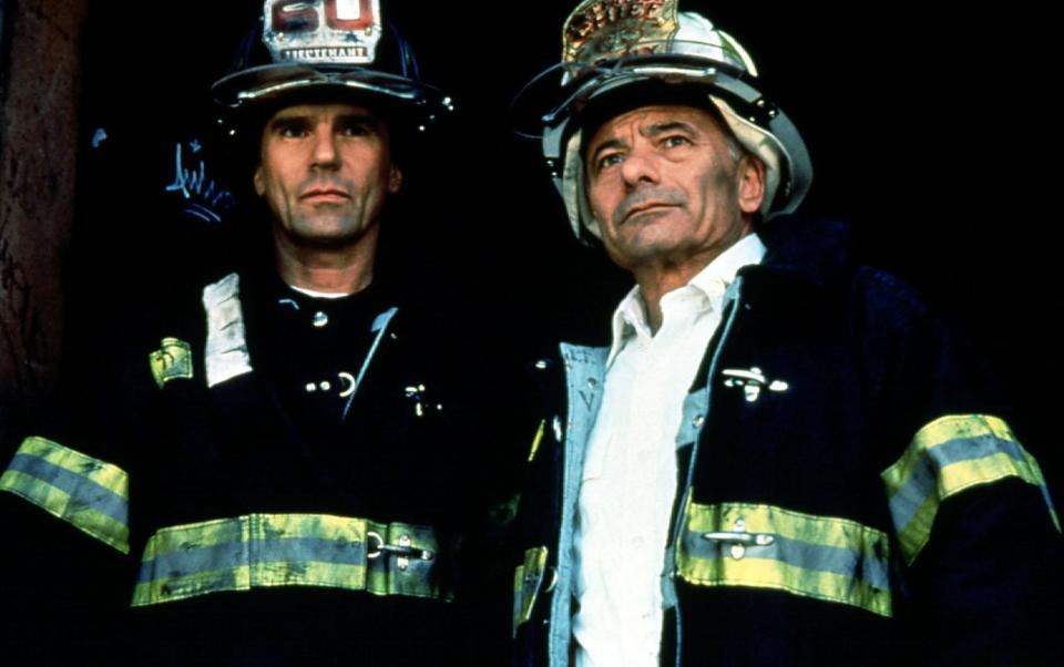 With Richard Dean Anderson in the TV film Firehouse