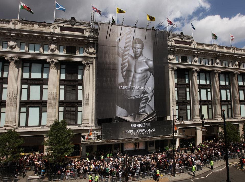 David Beckham revela la campaña de ropa interior Otoño/Invierno de Armani