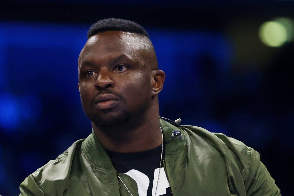 Unimpressed: Dillian Whyte did not make much of Anthony Joshua’s performance  (Getty Images)