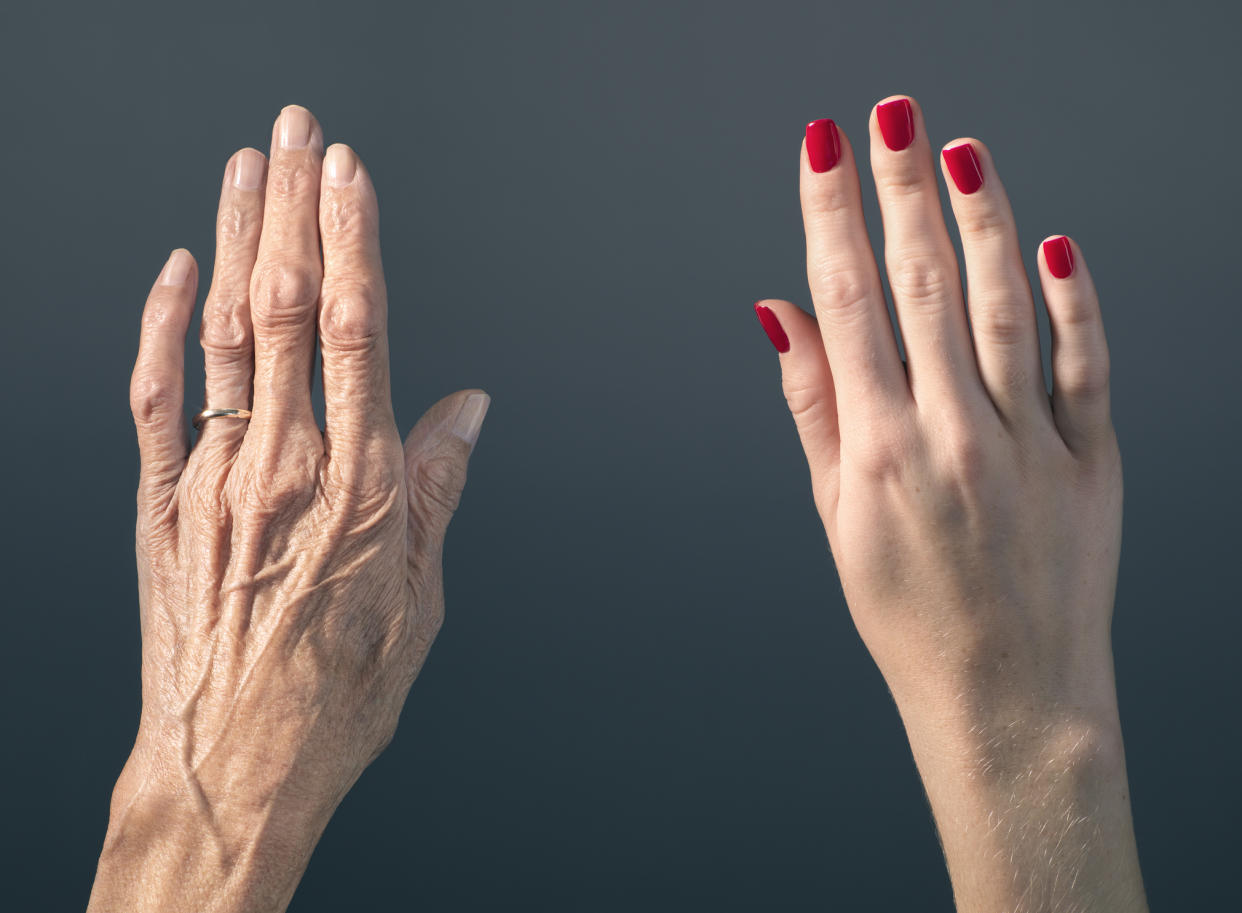 Old and young hands