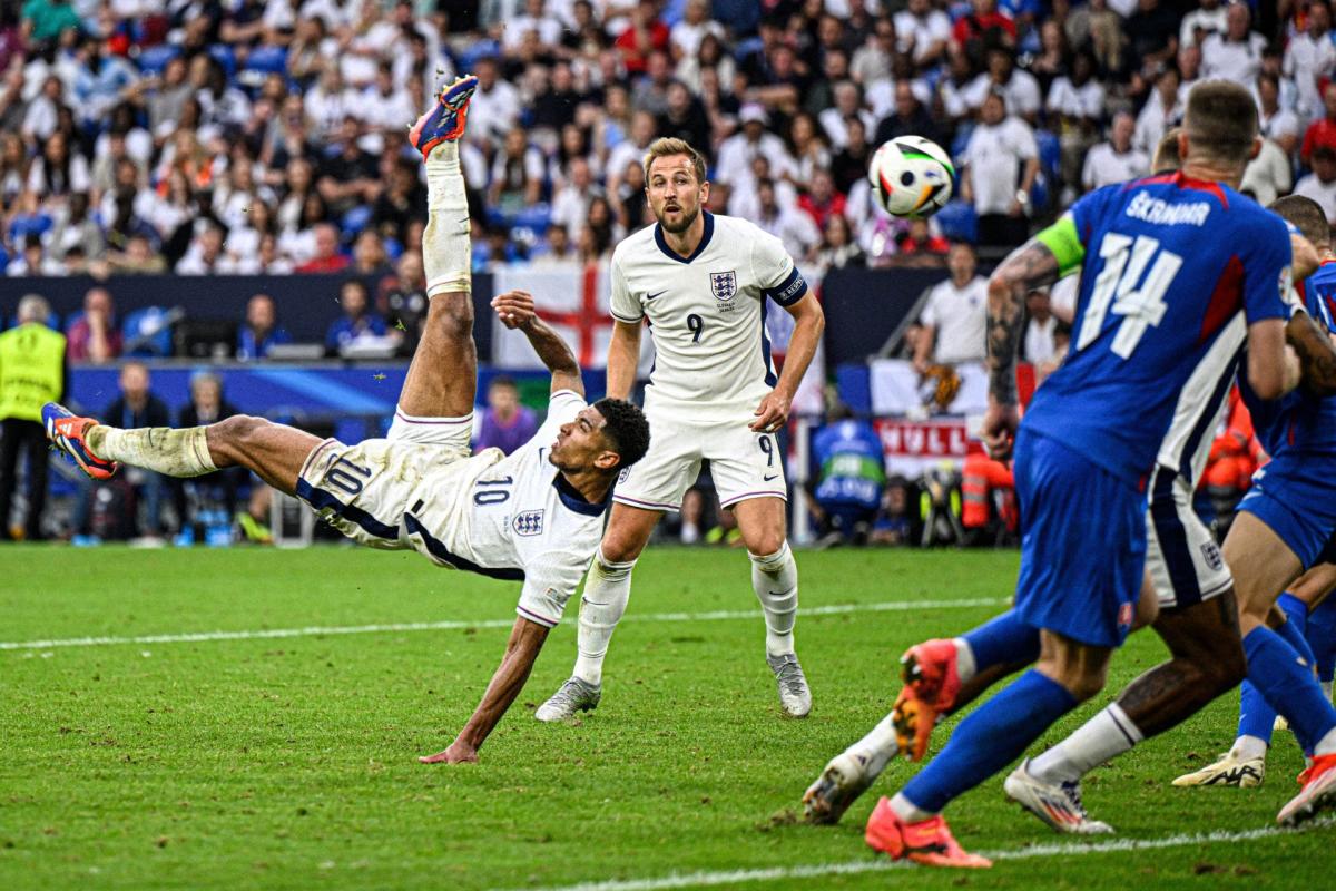 Jude Bellingham sa cítil ako Ronaldo, keď proti Slovensku skóroval z kopačky nad hlavou