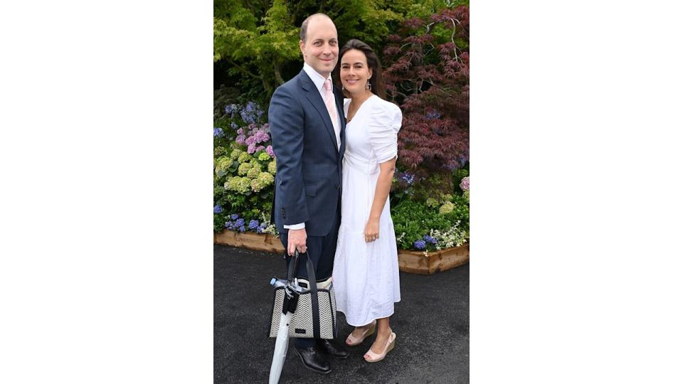 Sophie Winkleman and Lord Frederick Windsor at day seven of Wimbledon