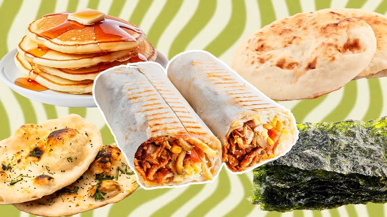 Wraps with tortilla alternatives