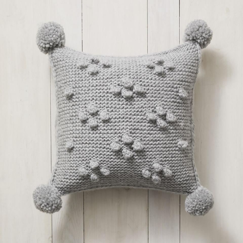 Bobble Knit Pillow